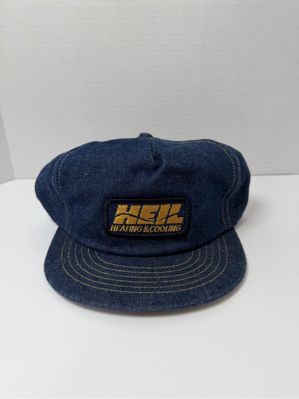 Vintage Rare Denim Snapback Hat